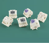 SP-Star purple gray white switches SP STAR Polar for customized mechanical keyboard 5 pins clicky switch 67g
