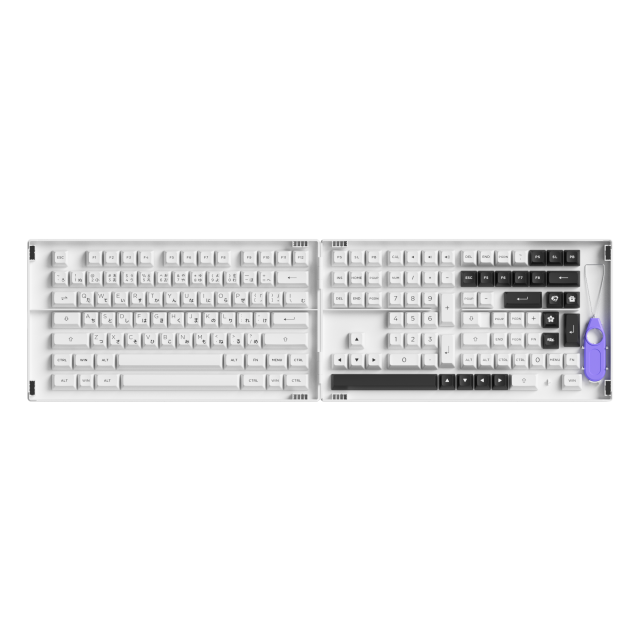 AKKO BOW Keycaps Set 158 Keys ASA Profile PBT Double Shot Keycaps Set with Hiragana for Mechanical Gaming Keyboard