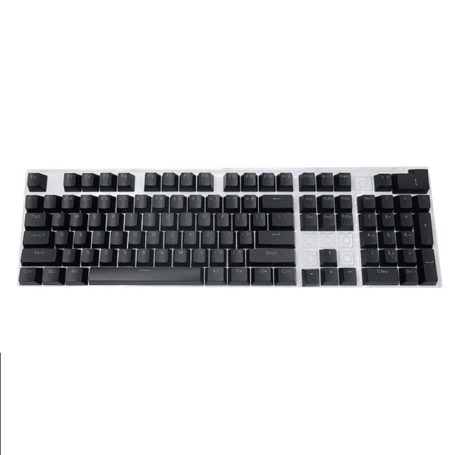 104 Keys ABS Translucent Keycap Height Gaming Esports Closed Mechanical Keyboard Universal