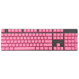 104 Keycap Set Backlit Key Cap PBT Backlight For Cherry Kailh Gateron Mechan Keyboard Pink Green Blue White Purple Red Black