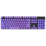 104 Keycap Set Backlit Key Cap PBT Backlight For Cherry Kailh Gateron Mechan Keyboard Pink Green Blue White Purple Red Black