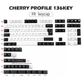 Various Versions German/French/Spain/Japanese Layout Cherry Theme PBT Dye Sublimation Cherry Height Keycap With ISO Enter