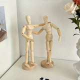 Xpoko home decor room decor bedroom decor office decor Wooden Mannequin Doll