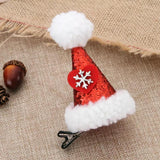 Mini Gold Silver Jingle Bell Christmas Tree Pet Hanging Christmas Antler Hair Clips DIY Handmade Bell Crafts Accessories-1